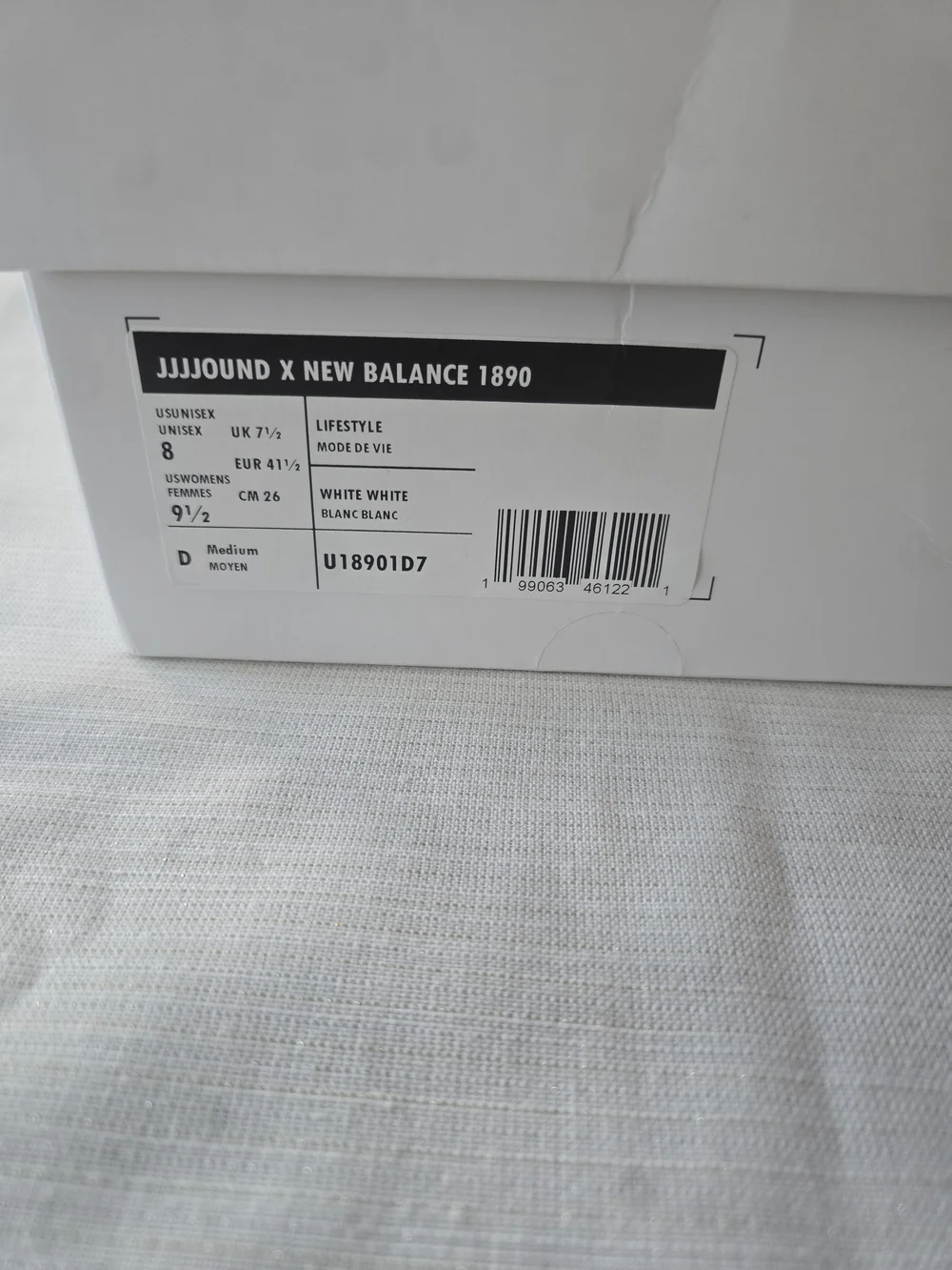 Limited Edition / Rare Collaboration. Authentic JJJJound x New Balance 1890s